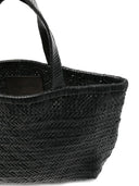 Manebi Medium Leather Tote Bag