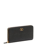 Valentino Garavani V Logo Signature Leather Wallet
