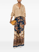 Zimmermann Aster Printed Silk Trousers