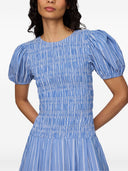 Ganni Organic Cotton Midi Dress
