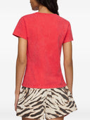 Ganni Printed Cotton T Shirt