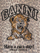 Ganni Wool Crewneck Sweater