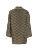 Gucci Gg Print Silk Shirt