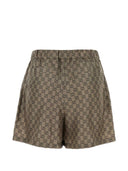 Gucci Gg Print Silk Shorts
