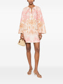 Zimmermann Aster Linen Mini Dress