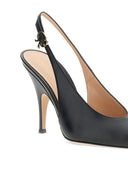 Gianvito Rossi Sofia Leather Slingback Pumps