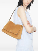 Tory Burch Charlie Suede Leather Shoulder Bag