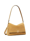 Tory Burch Charlie Suede Leather Shoulder Bag