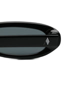 The Attico Oval Shape Sunglasses