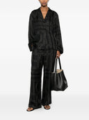 Toteme Pre Monogram Silk Pajama Shirt