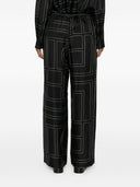 Toteme Pre Monogram Silk Pajama Trousers