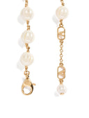 Valentino Garavani V Logo Signature Pearl Bracelet