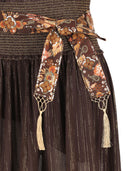 Zimmermann Aster Cotton And Silk Midi Skirt