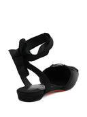 Christian Louboutin Cassia Lace Up Flat Sandals