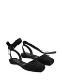 Christian Louboutin Cassia Lace Up Flat Sandals