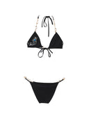 Gucci Hobrsebit Detail Triangle Bikini Set