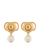 Valentino Garavani V Logo Signature Pearl Earrings