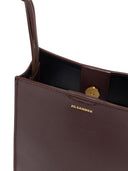Jil Sander Tangle Small Leather Crossbody Bag