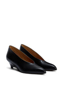Jil Sander Arc Leather Pumps