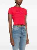 Gucci Logo Cotton T Shirt