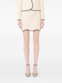 Valentino Wool And Silk Blend Skirt