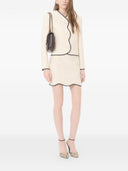 Valentino Wool And Silk Blend Skirt