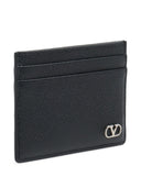 Valentino Garavani V Logo Signature Leather Card Case