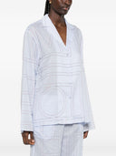 Toteme Pre Cotton Blend Pajama Shirt