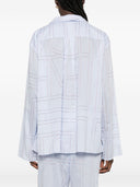 Toteme Pre Cotton Blend Pajama Shirt