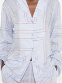 Toteme Pre Cotton Blend Pajama Shirt