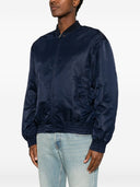 Valentino V Gold Nylon Bomber Jacket