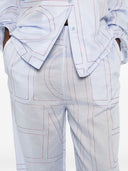 Toteme Pre Cotton Blend Pajama Trousers