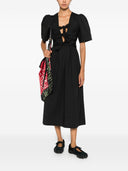 Ganni Organic Cotton Midi Dress