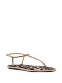 Rene' Caovilla Diana Leather Flat Sandals