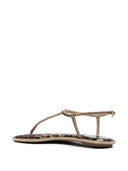Rene' Caovilla Diana Leather Flat Sandals