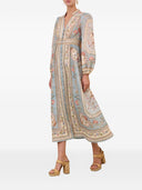 Zimmermann Roselight Printed Midi Dress