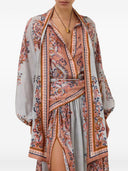 Zimmermann Aster Printed Silk Blouse