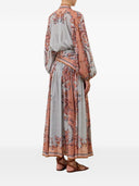 Zimmermann Aster Printed Silk Blouse