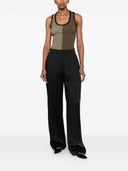 Stella Mc Cartney Pleated Satin Trousers