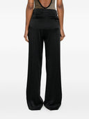 Stella Mc Cartney Pleated Satin Trousers