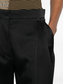 Stella Mc Cartney Pleated Satin Trousers