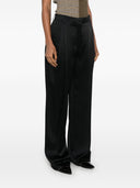Stella Mc Cartney Pleated Satin Trousers