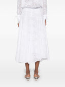 Tory Burch Eyelet Cotton Skirt