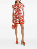 Dolce & Gabbana Maiolica Print Cotton Skirt