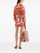 Dolce & Gabbana Maiolica Print Cotton Shirt