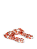 Dolce & Gabbana Maiolica Print Flat Sandals