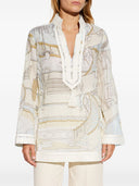 Tory Burch Printed Cotton Tunic Dress