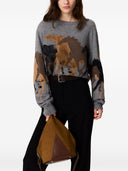 Stella Mc Cartney Racing Horses Wool Jumper