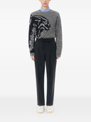 Valentino V Logo Wool Trousers