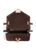 Valentino Garavani Rockstud Suede Leather Shoulder Bag